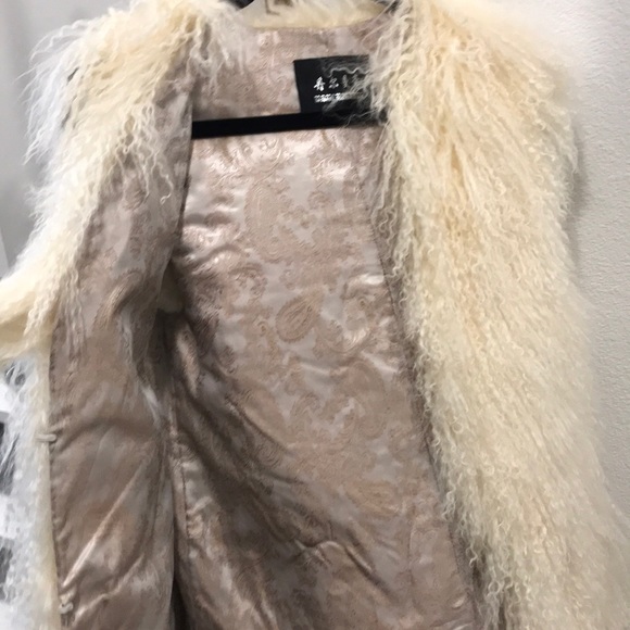 Lamb fur vest coat - Picture 3 of 7
